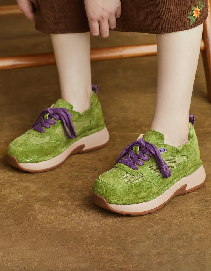 Genuine Leather Breathable Forrest Gump Shoes