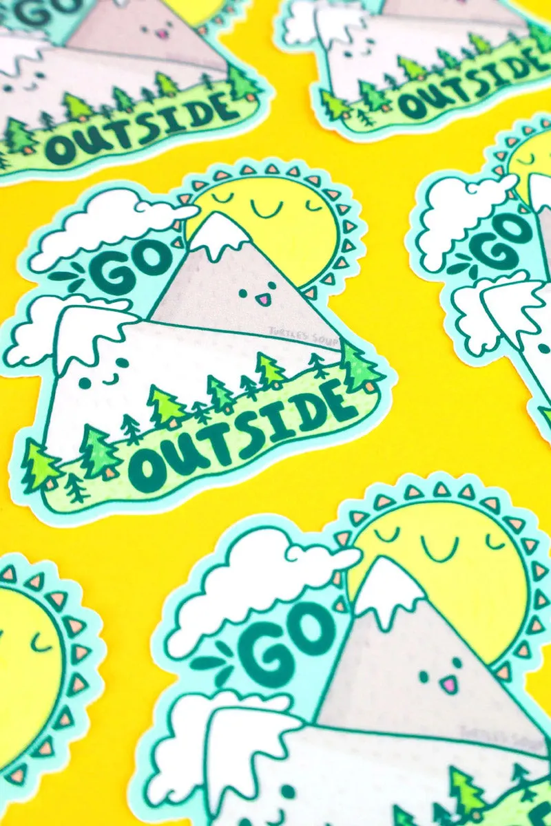 Go Outside Sticker