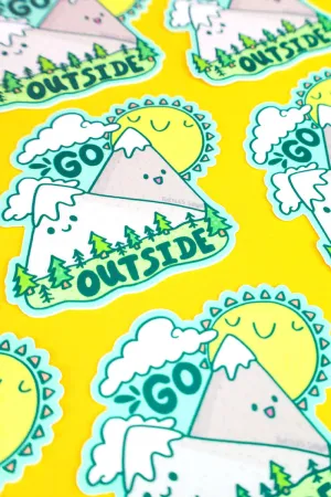 Go Outside Sticker