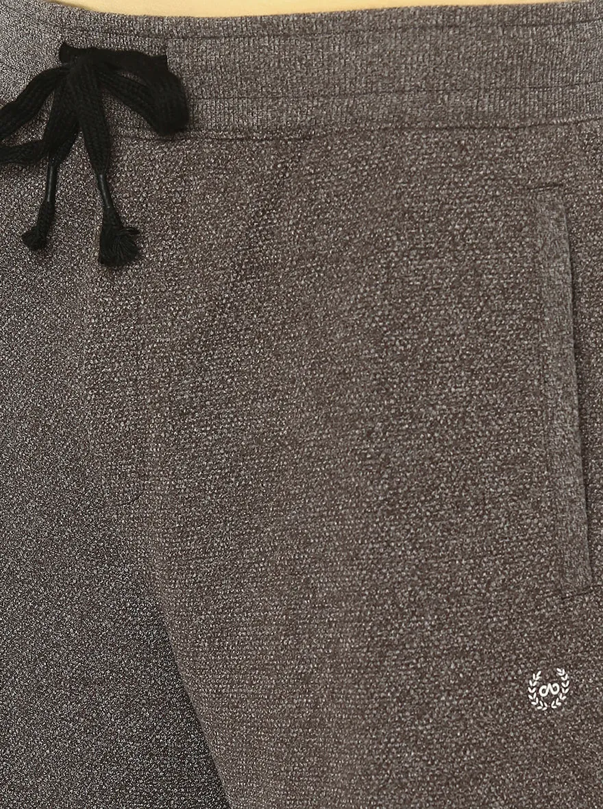 Grey Solid Slim Fit Shorts | JadeBlue