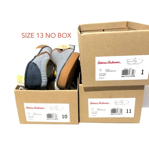 Hanna Andersson Oskar3 Shoes Multiple Sizes Brand New