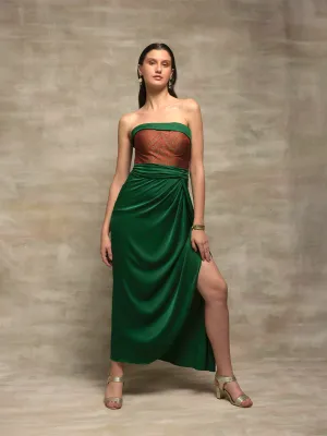 Hibiscus Breath Drape Dress