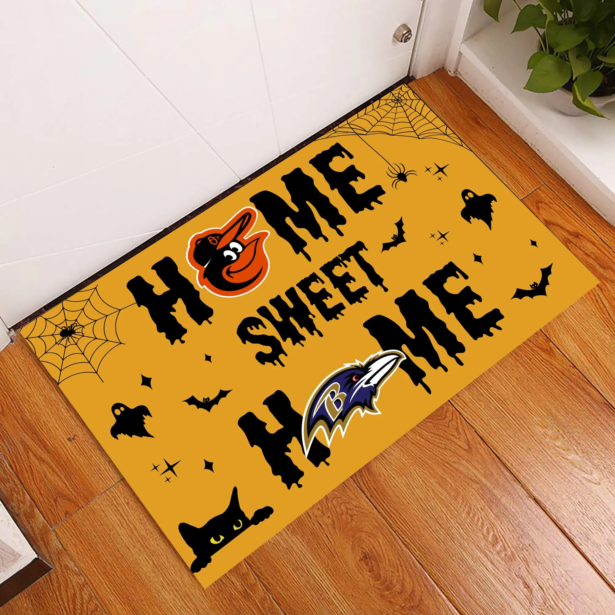 Home Sweet Home - Halloween Version - Anti Slip Indoor Doormat