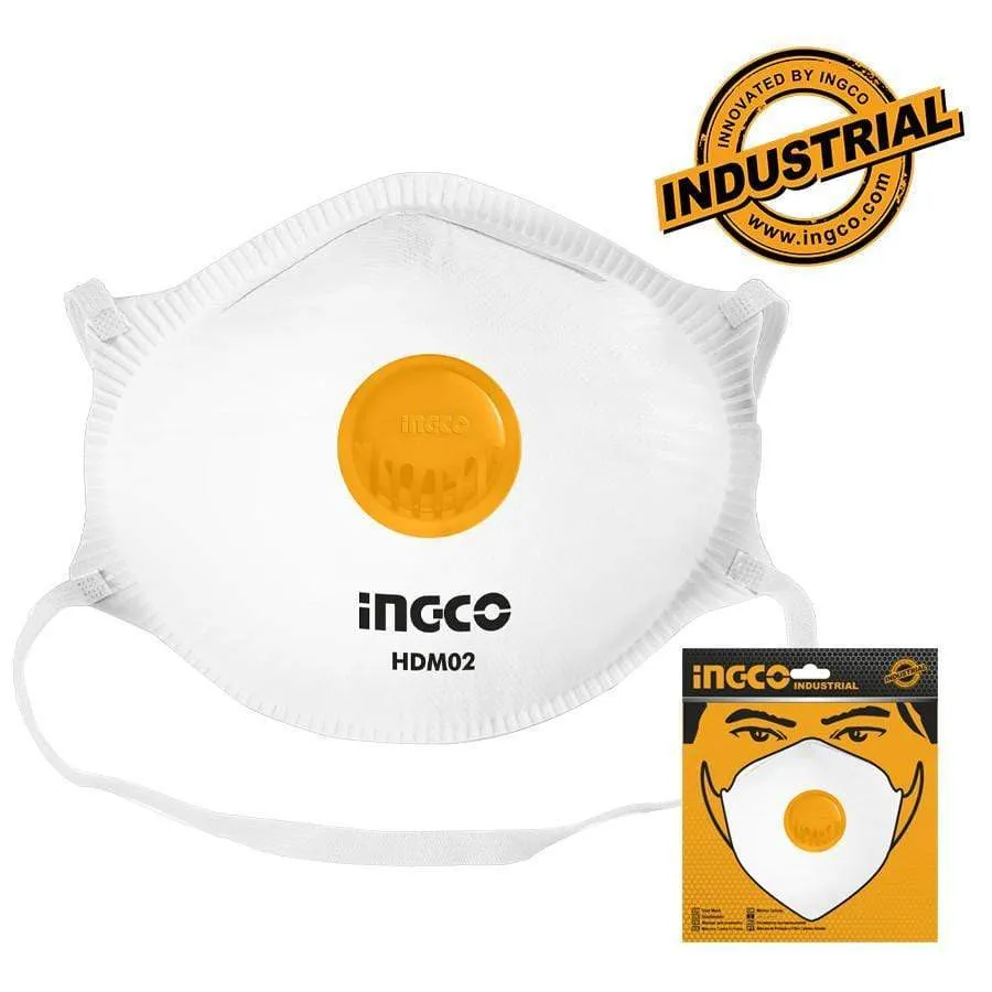 Ingco Dust Mask with Breath Valve - HDM02