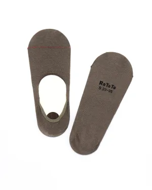 Invisible Footlet High Gauge Anti-slip Unisex Socks - Olive