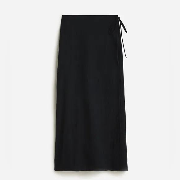 J. Crew Side-tie beach skirt in airy gauze