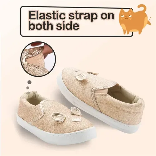 Kids Boys Girls Sneakers Glitter Rat- KKOMFORME