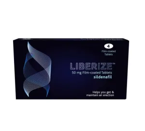 Liberize 50mg sildenafil tablets 4s