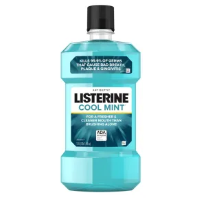 Listerine Cool Mint Antiseptic Mouthwash, 1.0 L