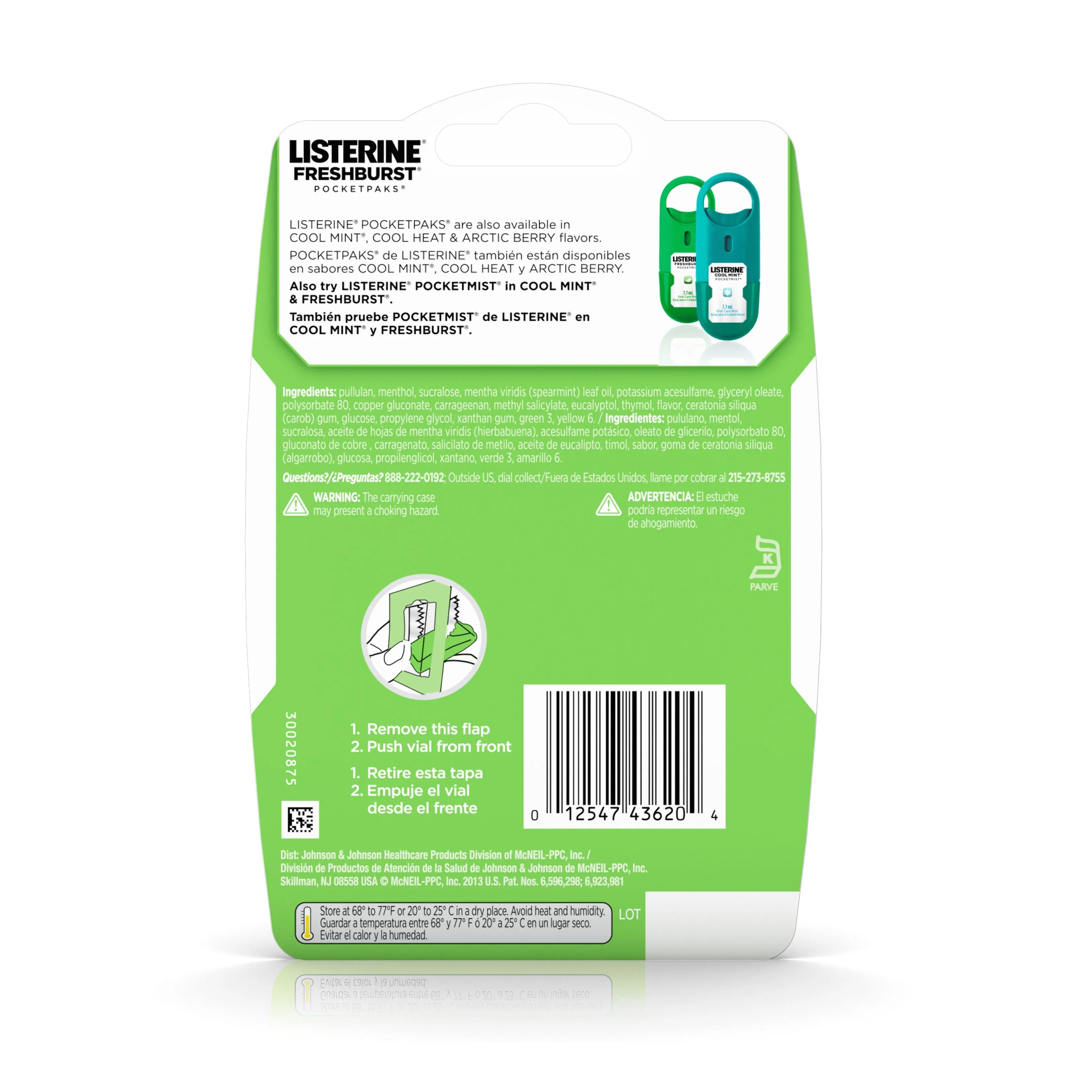 Listerine Freshburst Pocketpaks Breath Strips