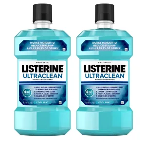 Listerine Ultraclean Cool Mint 1.5L Twinpack