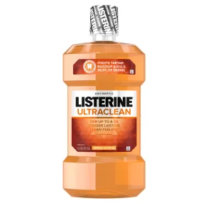 Listerine Ultraclean Fresh Citrus Antiseptic Fresh Citrus Mouthwash
