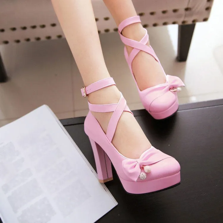 Lolita Bowknot Shoes