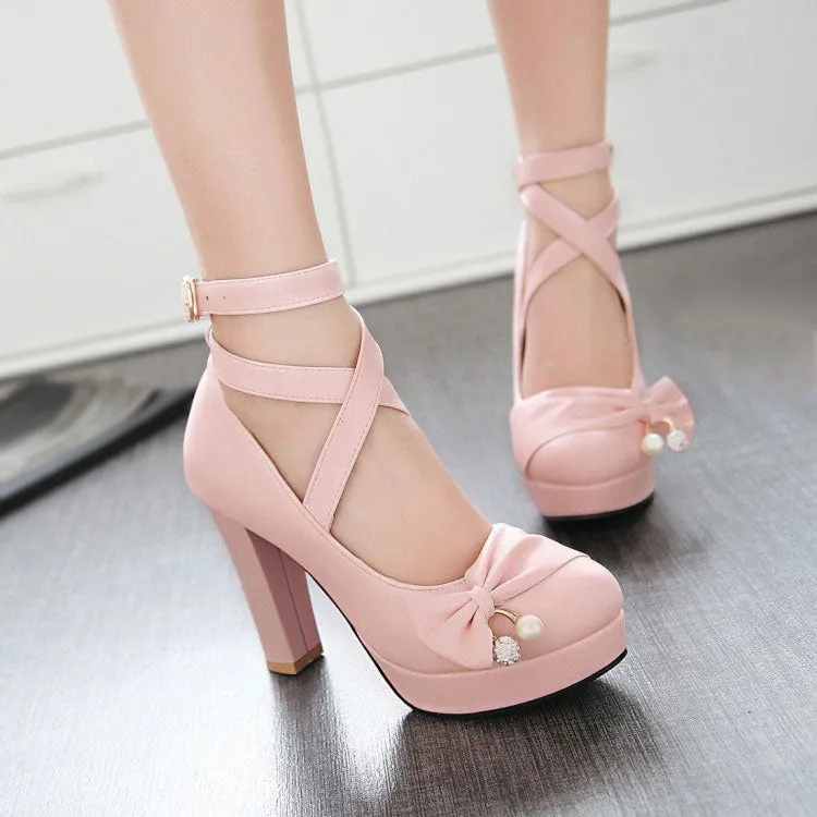 Lolita Bowknot Shoes