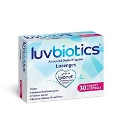 Luvbiotics | Probiotic Dental Lozenges Cherry Flavour - 30 Tablets | 30 tablet