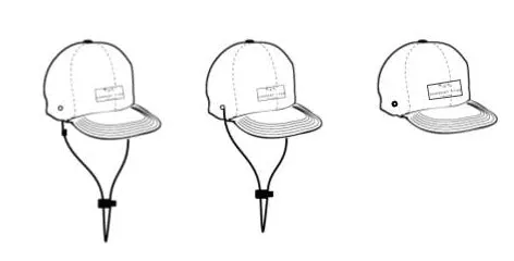 Made for "Shae'd" Waterproof Snapback Hats blue
