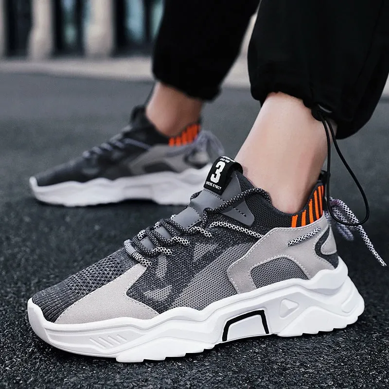 Men's breathable high rise sports shoes