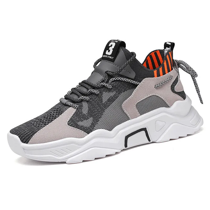 Men's breathable high rise sports shoes