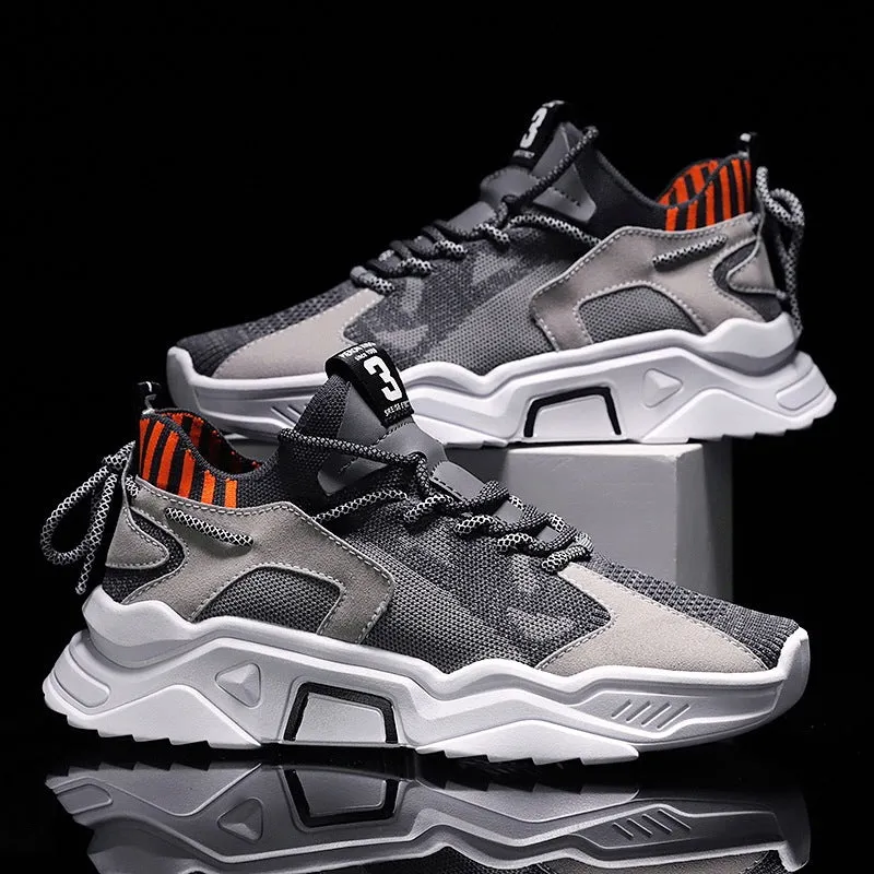Men's breathable high rise sports shoes