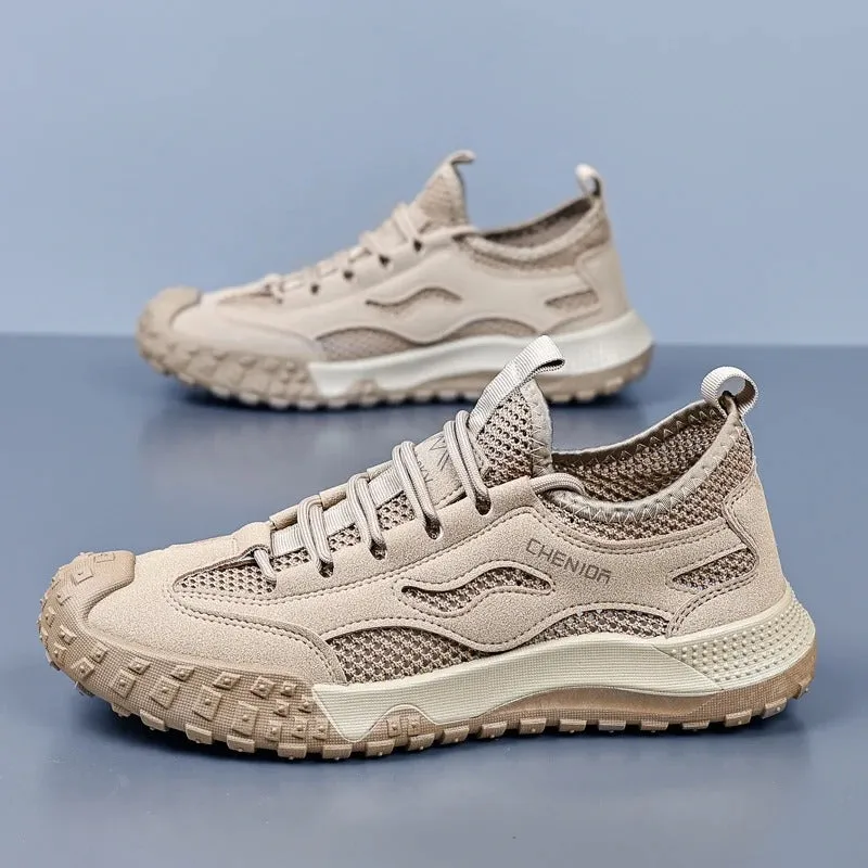 Men's Outdoor Sports Sneakers - Breathable Mesh, Fashion, High Quality