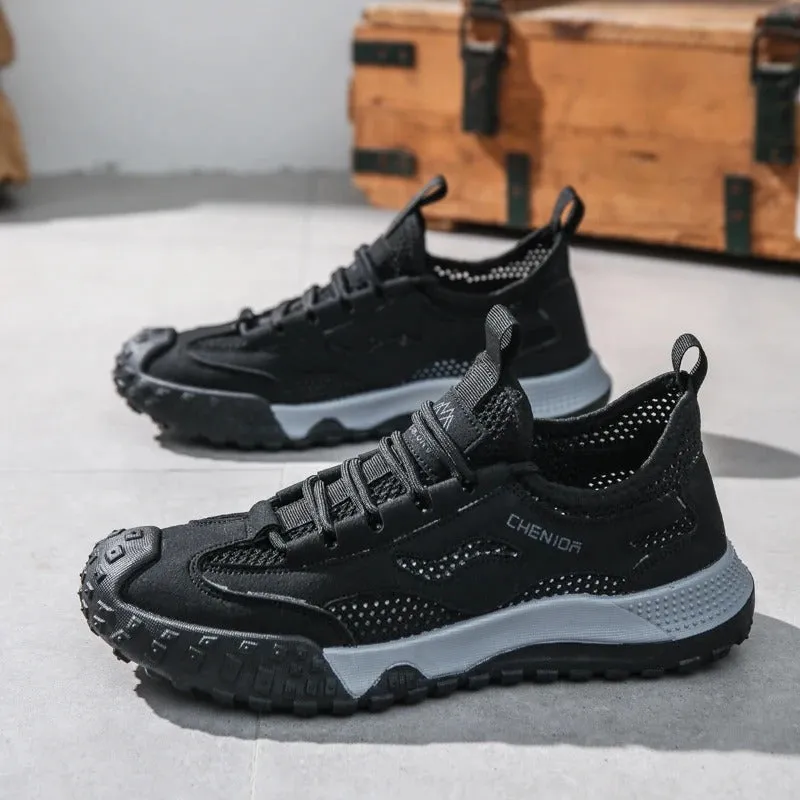 Men's Outdoor Sports Sneakers - Breathable Mesh, Fashion, High Quality