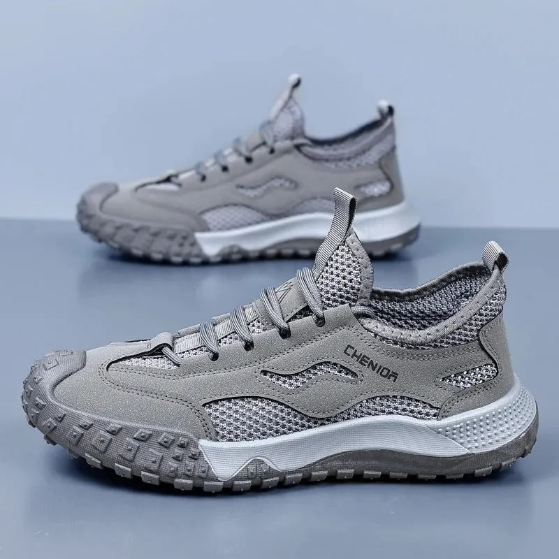 Men's Outdoor Sports Sneakers - Breathable Mesh, Fashion, High Quality
