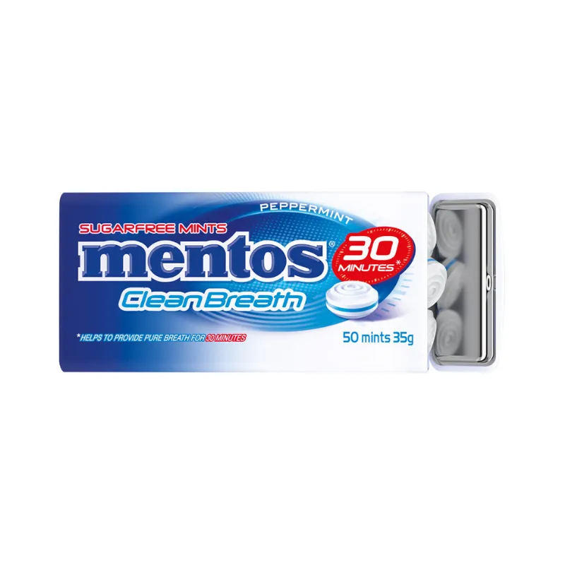 Mentos Clean Breath Peppermint 35g