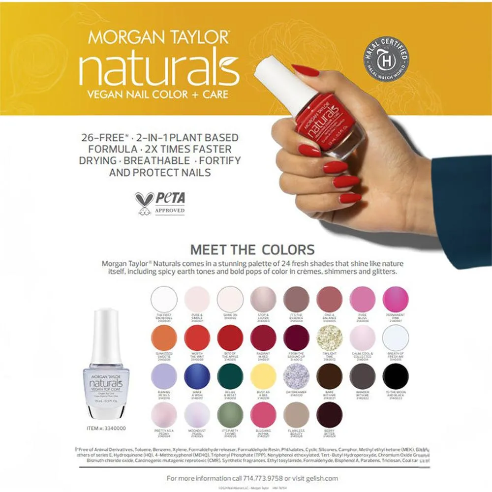 Morgan Taylor Naturals - Breath Of Fresh Air / 0.5 oz.