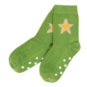 Moss Anti-Slip Socks - 1 Left Size 1-2 years