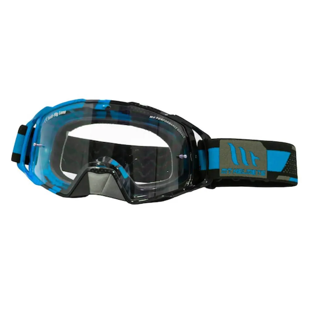 MT MX Evo Goggles Black / Blue