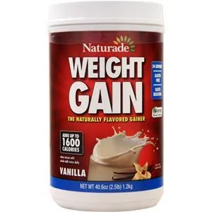 Naturade Weight Gain - The Naturally Flavored Gainer Vanilla 40.6 oz
