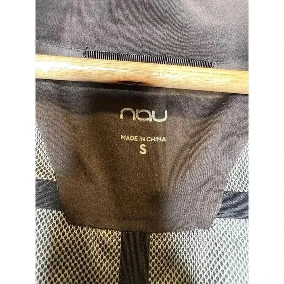 Nau Brown Lightweight Packable Water Resistant Full Zip Jacket Womens Size Small