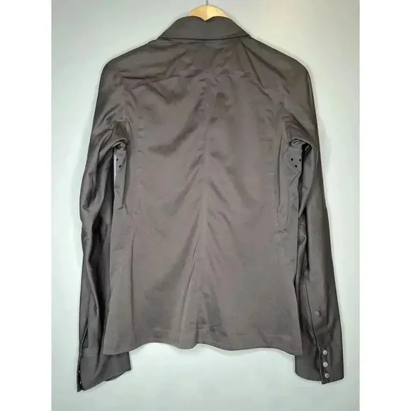 Nau Brown Lightweight Packable Water Resistant Full Zip Jacket Womens Size Small