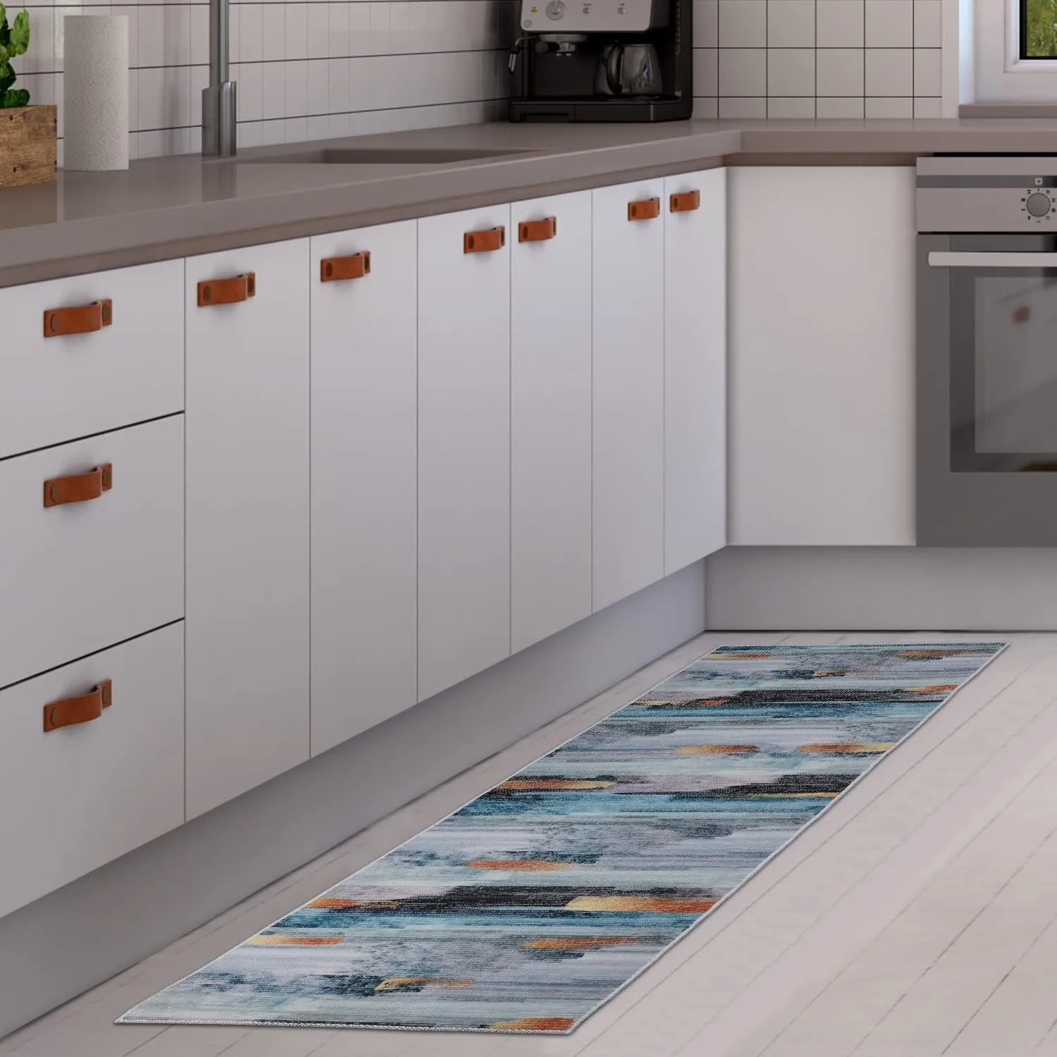 NEW pomhrory Entry Mat 2' X 2' with Non Slip Grip Back Anti Skid Mat for Hallway Kitchen Living Room Bed