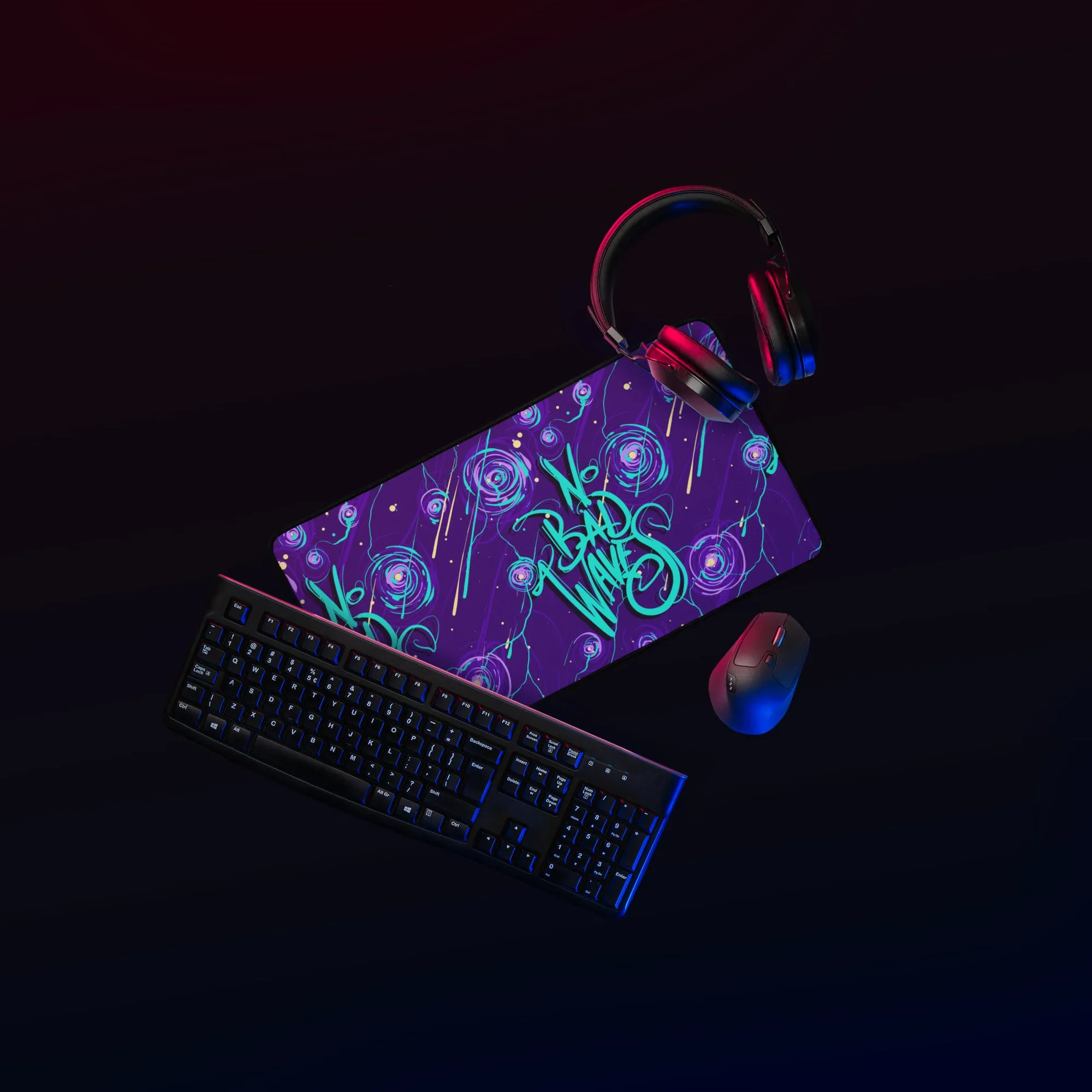 No Bad Waves Desk mat