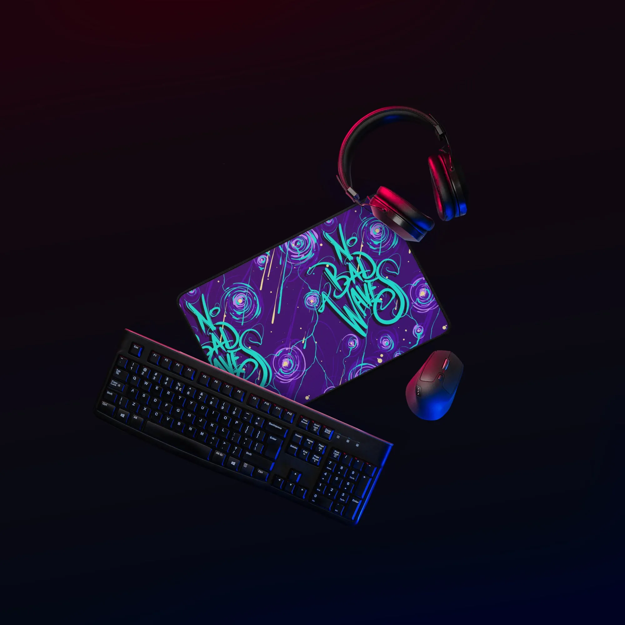 No Bad Waves Desk mat