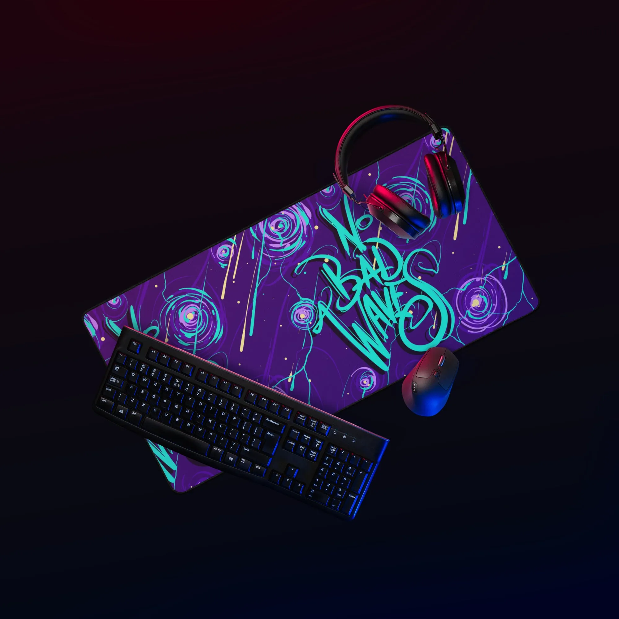 No Bad Waves Desk mat