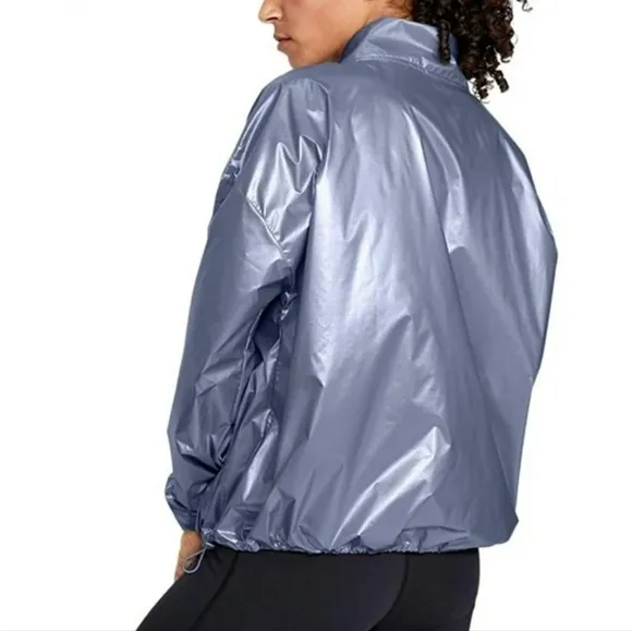 NWOT Under Armour UA Metallic Woven Anorak Windbreaker