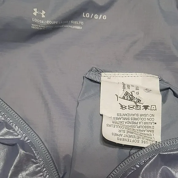 NWOT Under Armour UA Metallic Woven Anorak Windbreaker