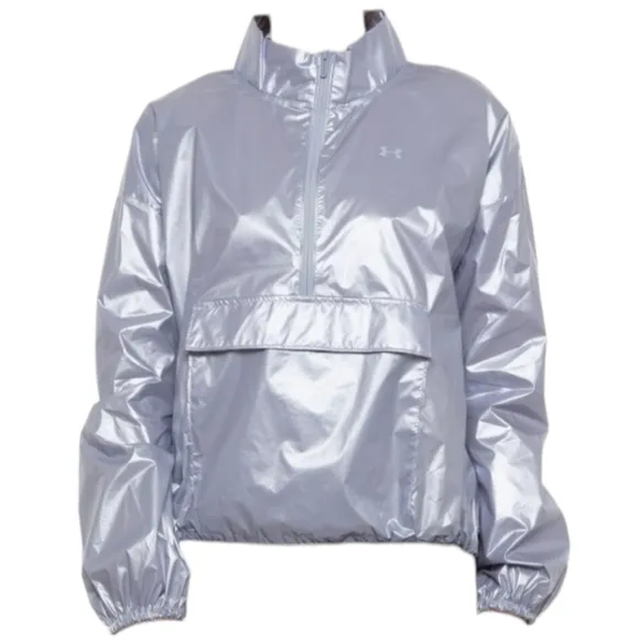 NWOT Under Armour UA Metallic Woven Anorak Windbreaker