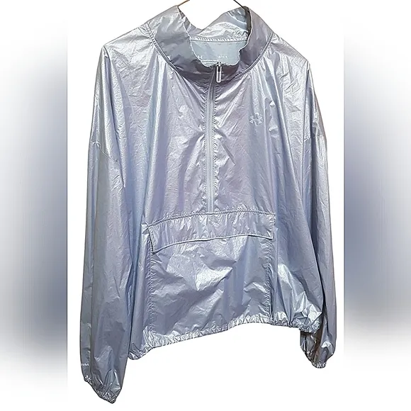 NWOT Under Armour UA Metallic Woven Anorak Windbreaker
