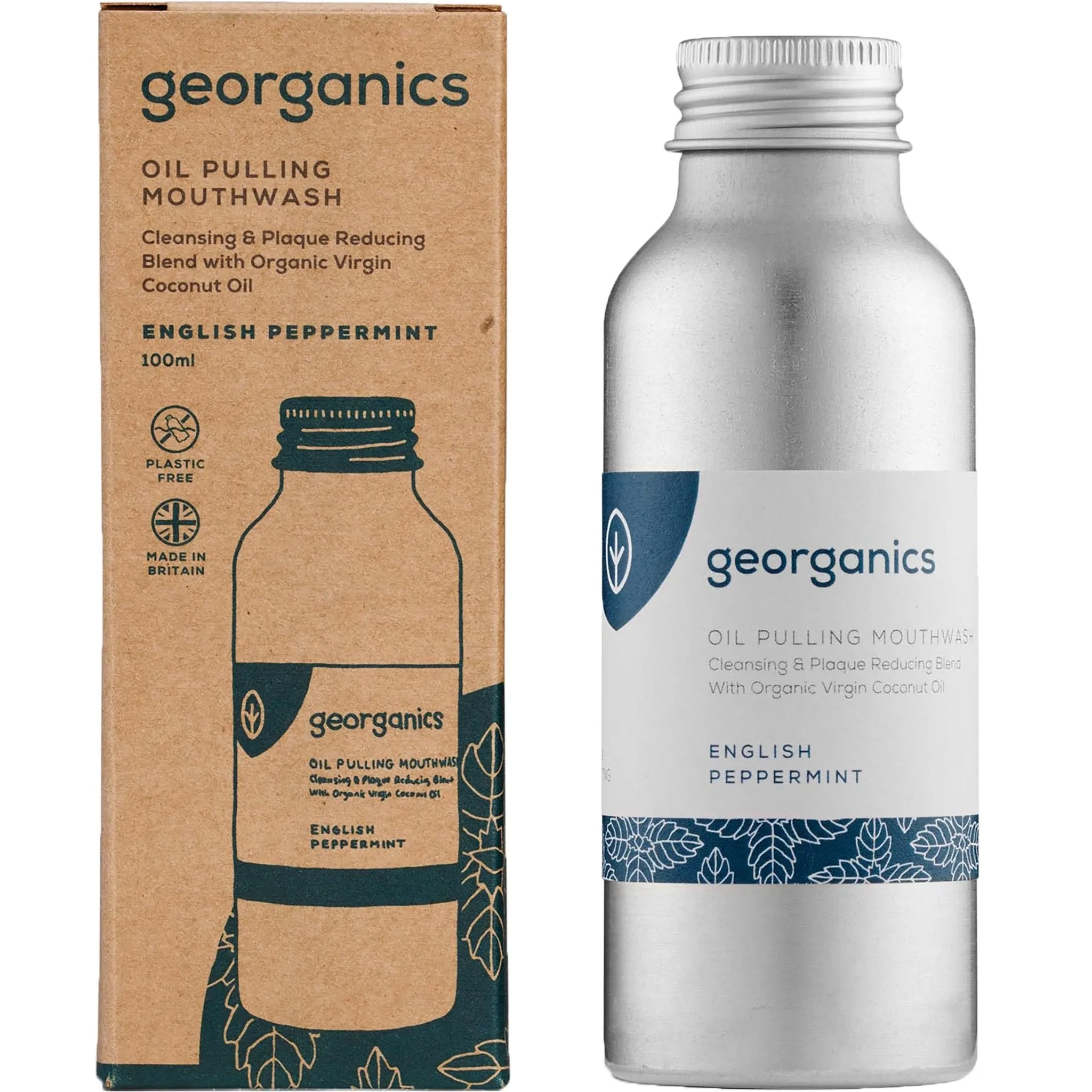 Oil Pulling Mouthwash | English Peppermint