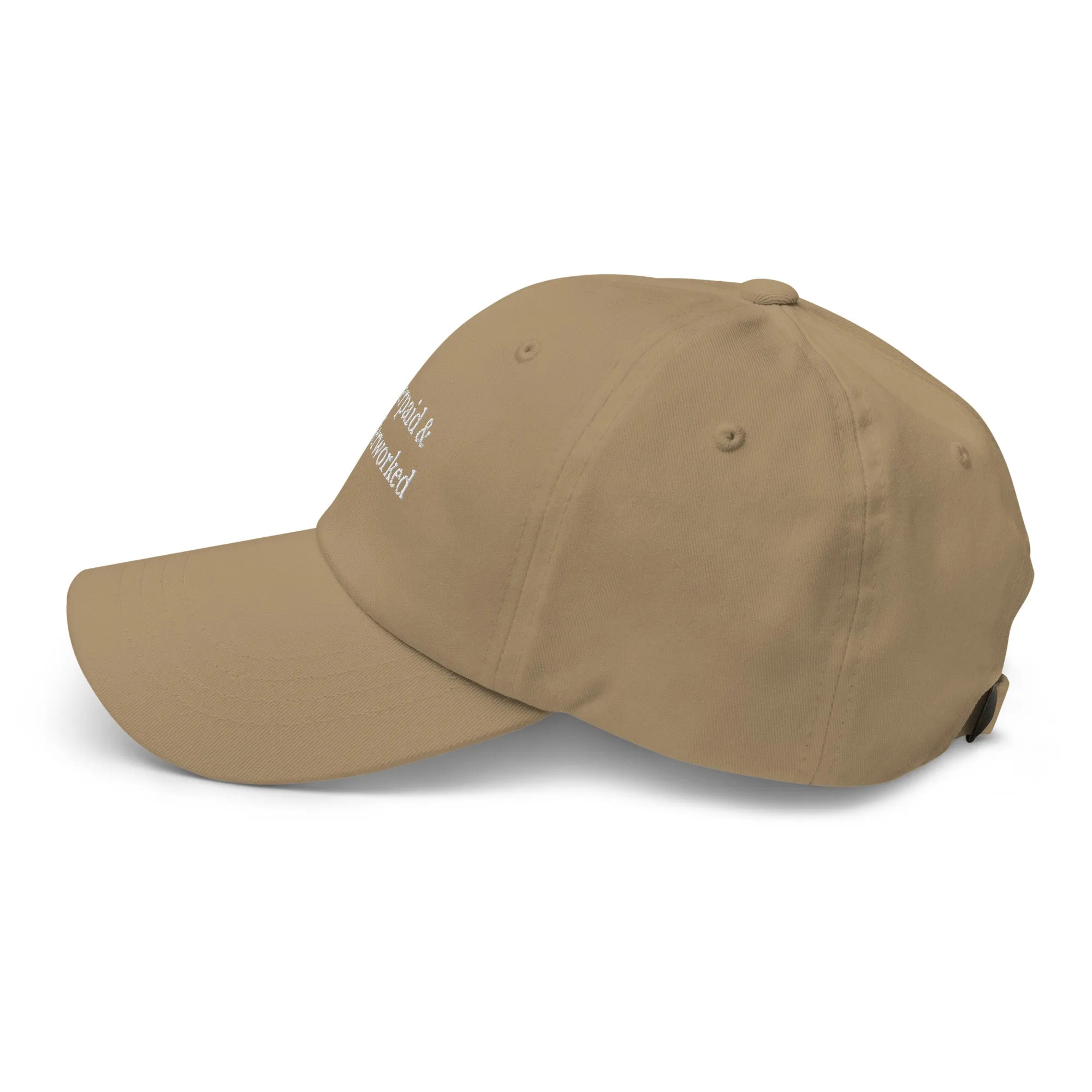 Overpaid & Underworked Cap