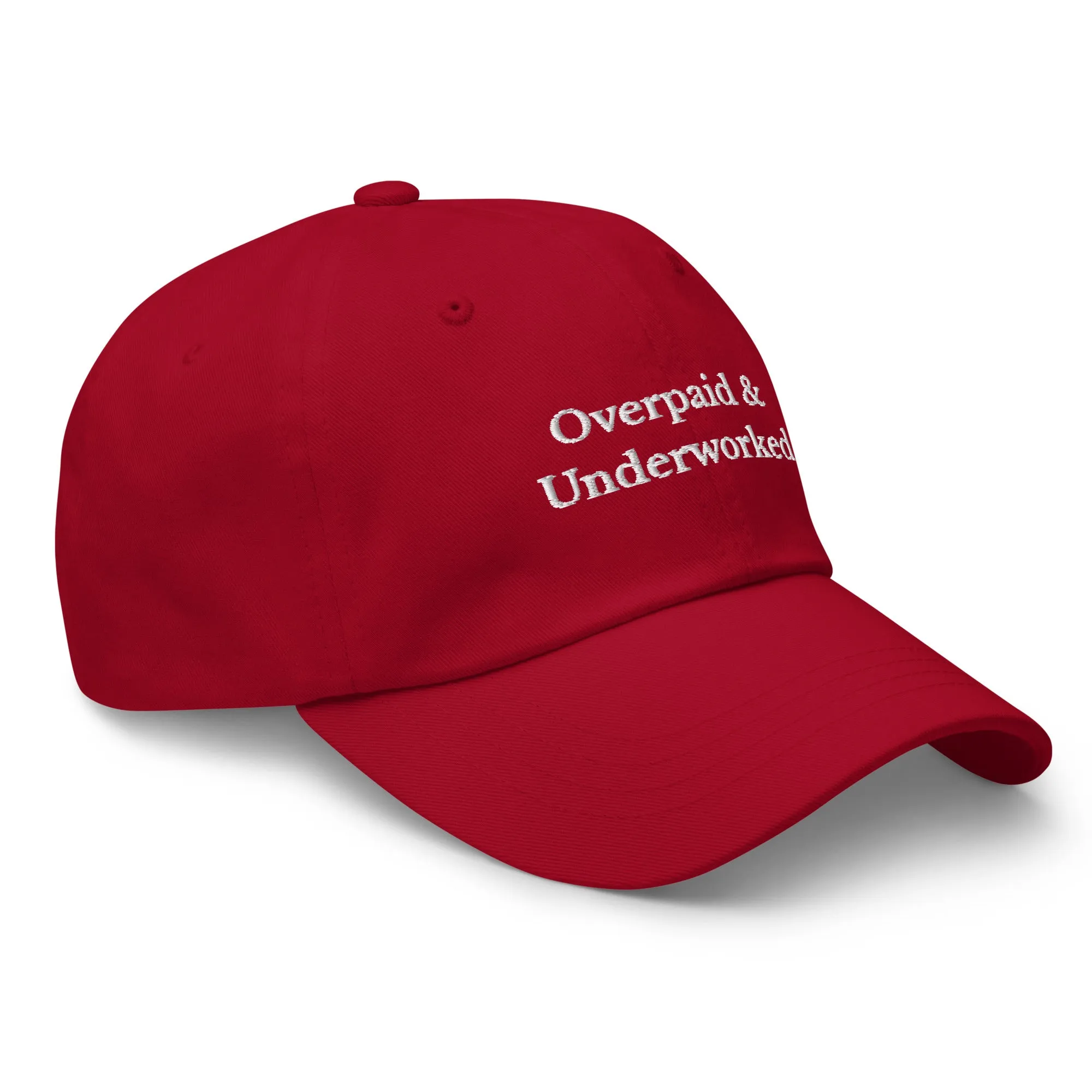 Overpaid & Underworked Cap