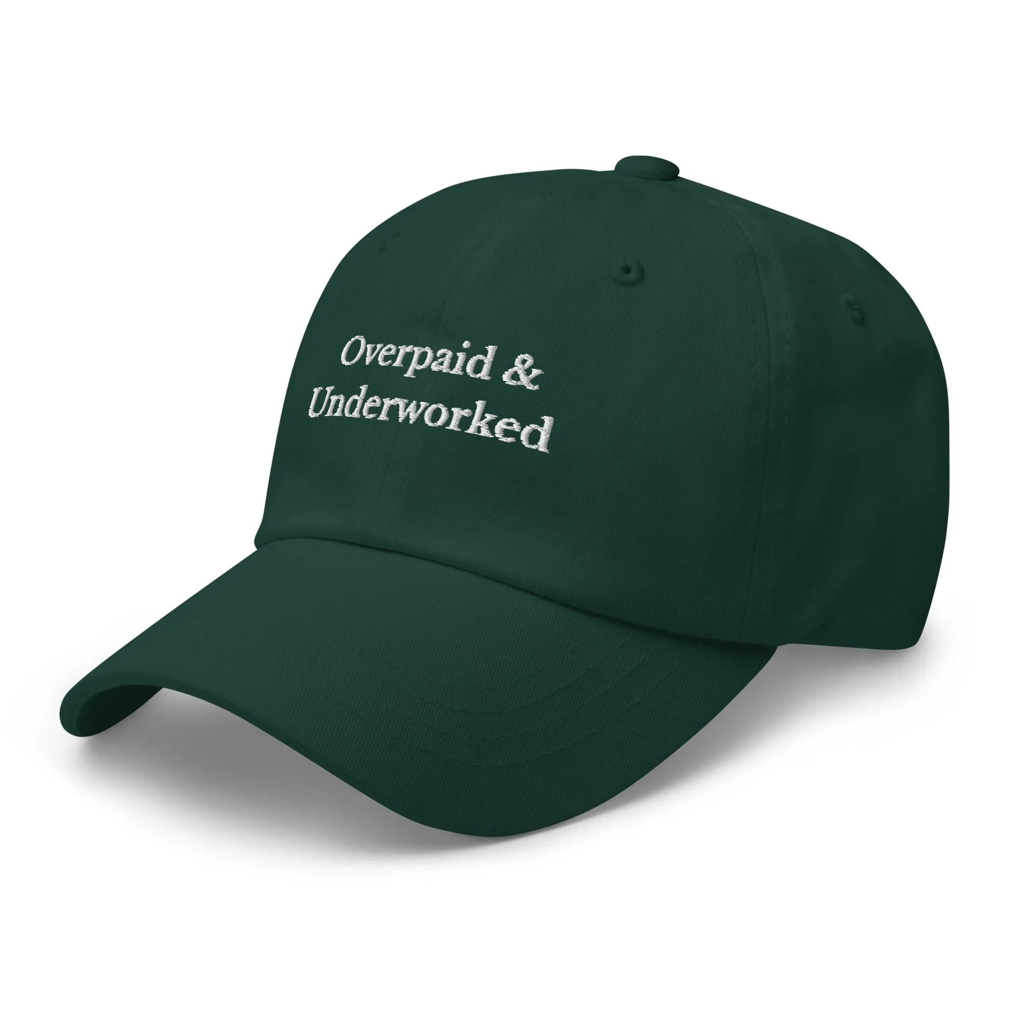 Overpaid & Underworked Cap
