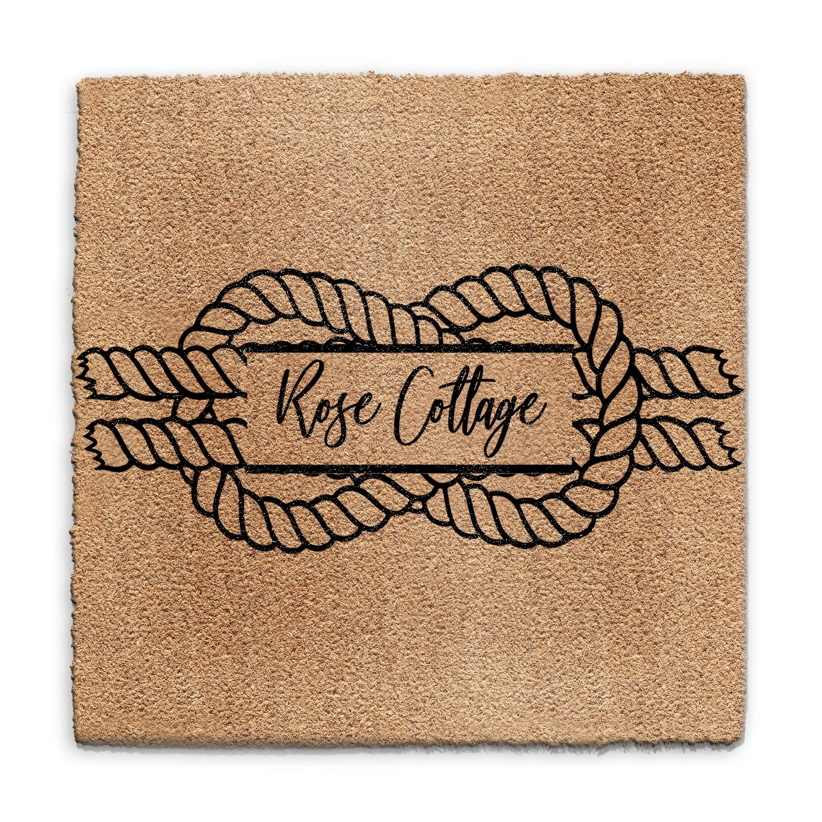 Personalised Doormat - Sailors Knot and Name