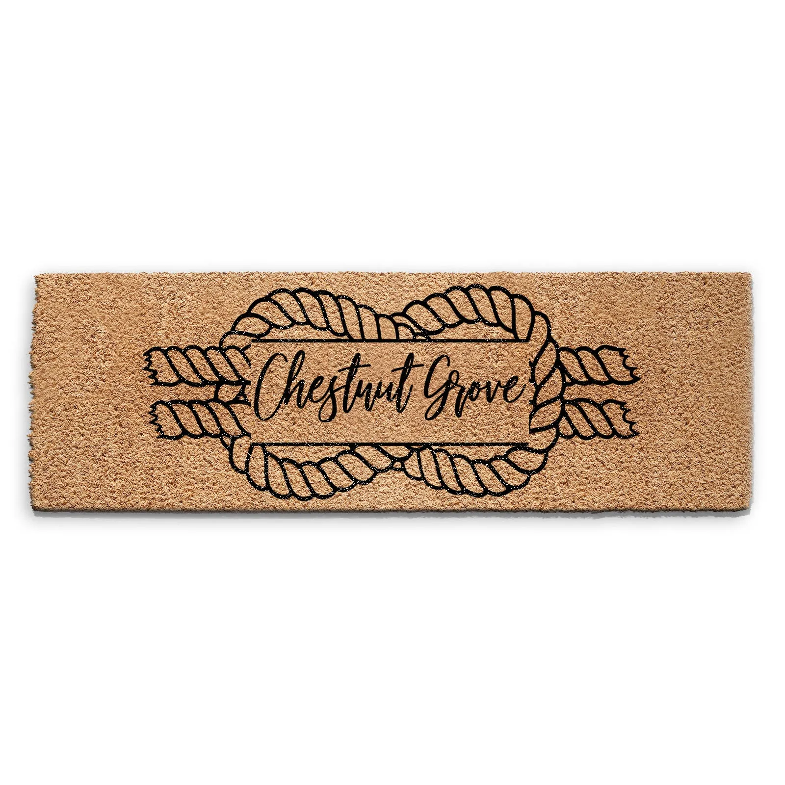 Personalised Doormat - Sailors Knot and Name