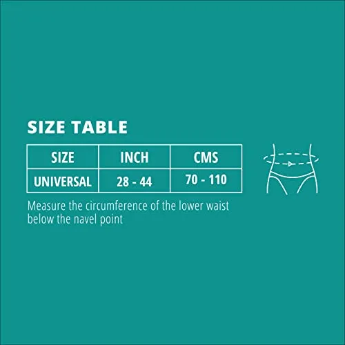 PharmEasy Lumbar Sacro Support Belt, Back Pain Relief, and Sacral Support for Men and Women - (Universal Size), Grey