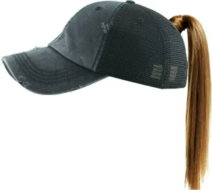 Ponytail Mesh Back Cap