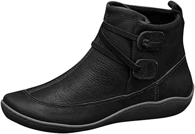 PREMIUM SOFT UNISEX ORTHO VEGAN LEATHER BOOTS